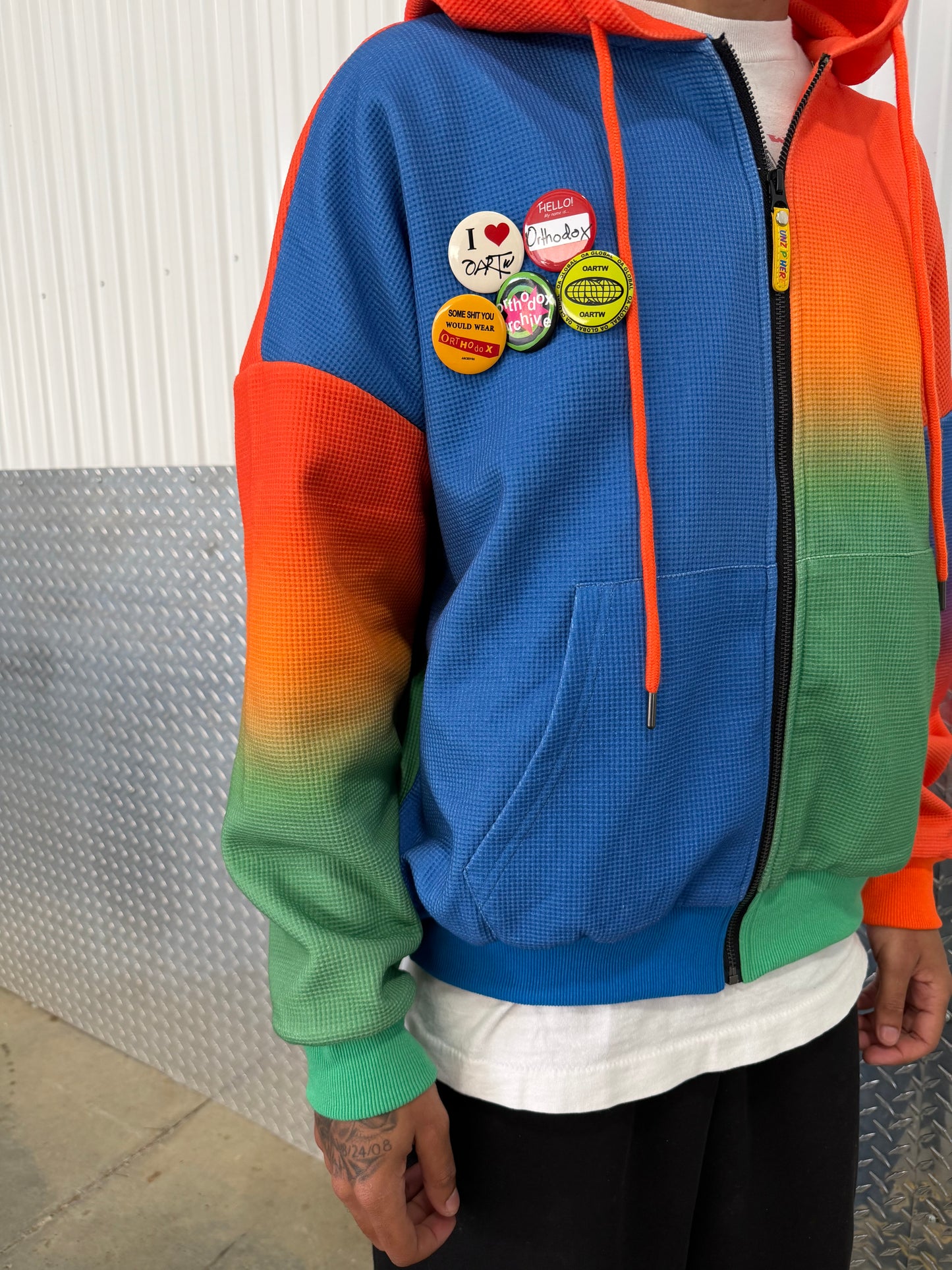 PinDox Waffle Hoodie