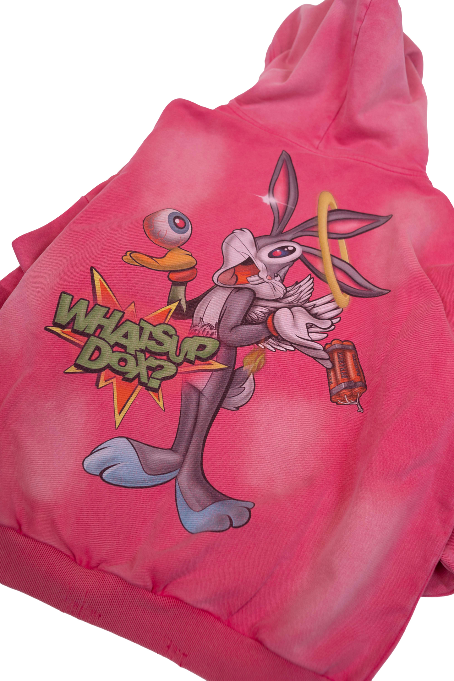 "Whats up Dox" Pink Zip Up
