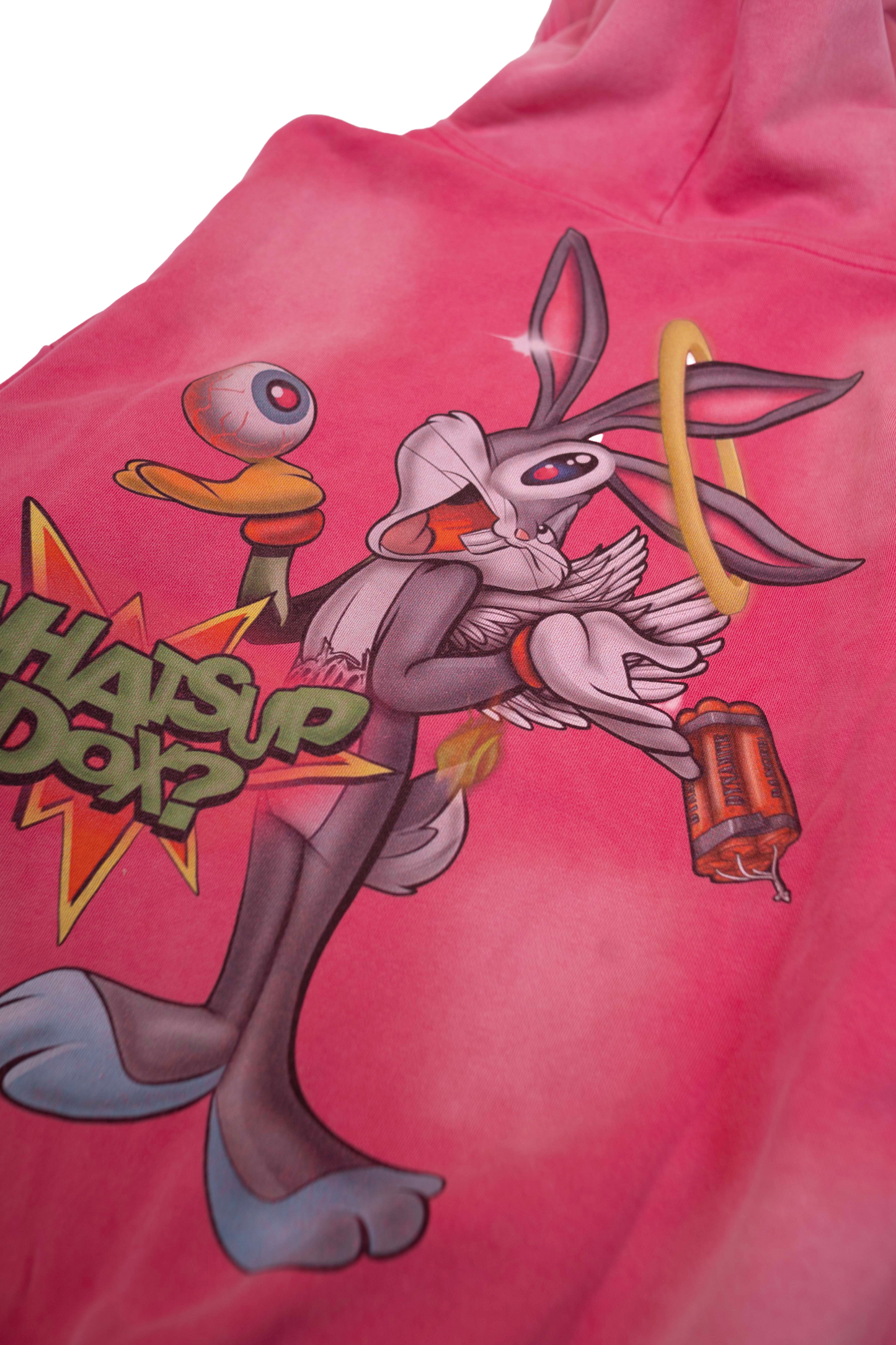 "Whats up Dox" Pink Zip Up