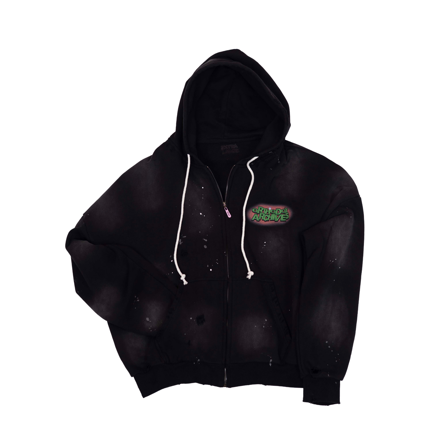 "Whats up Dox" Black Zip Up